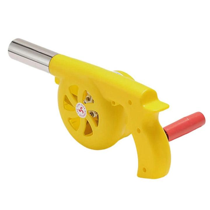 BowLift | Portable hand crank barbecue fan for easy outdoor firing up
