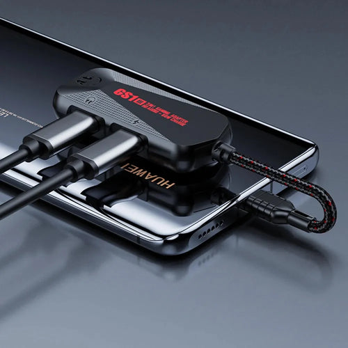 BowLift | Multifunctional Hi-Res Mobile Gaming 3 in 1 Lightning Adapter