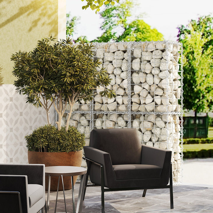 Gabions Gabion baskets Metal Galvanized Gabion fence | Bowlift