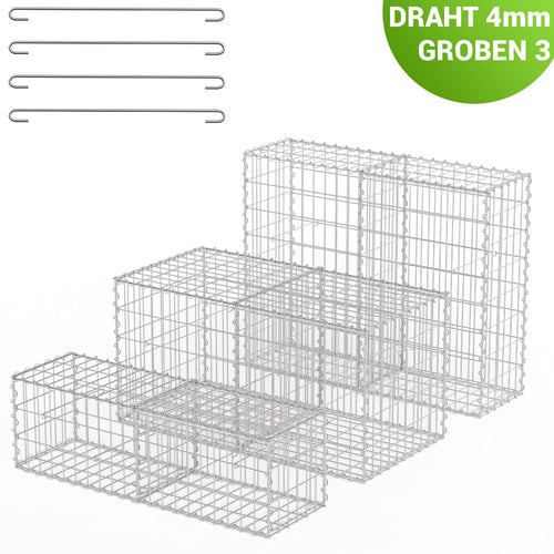 Gabions Gabion baskets Metal Galvanized Gabion fence | Bowlift
