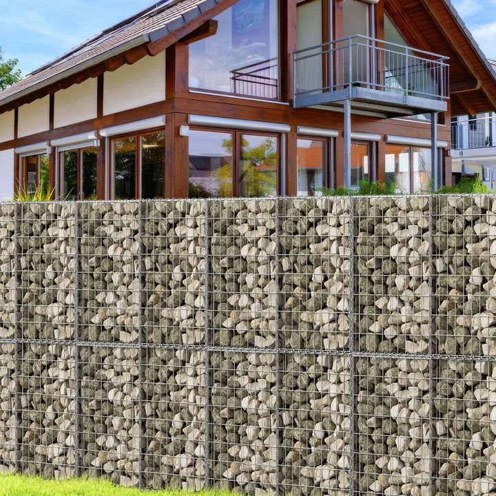 Gabions Gabion baskets Metal Galvanized Gabion fence | Bowlift