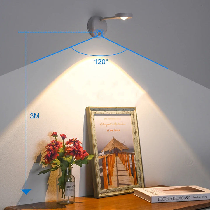 BowLift | Gallery Light - Stylish wireless rechargeable wall lamp