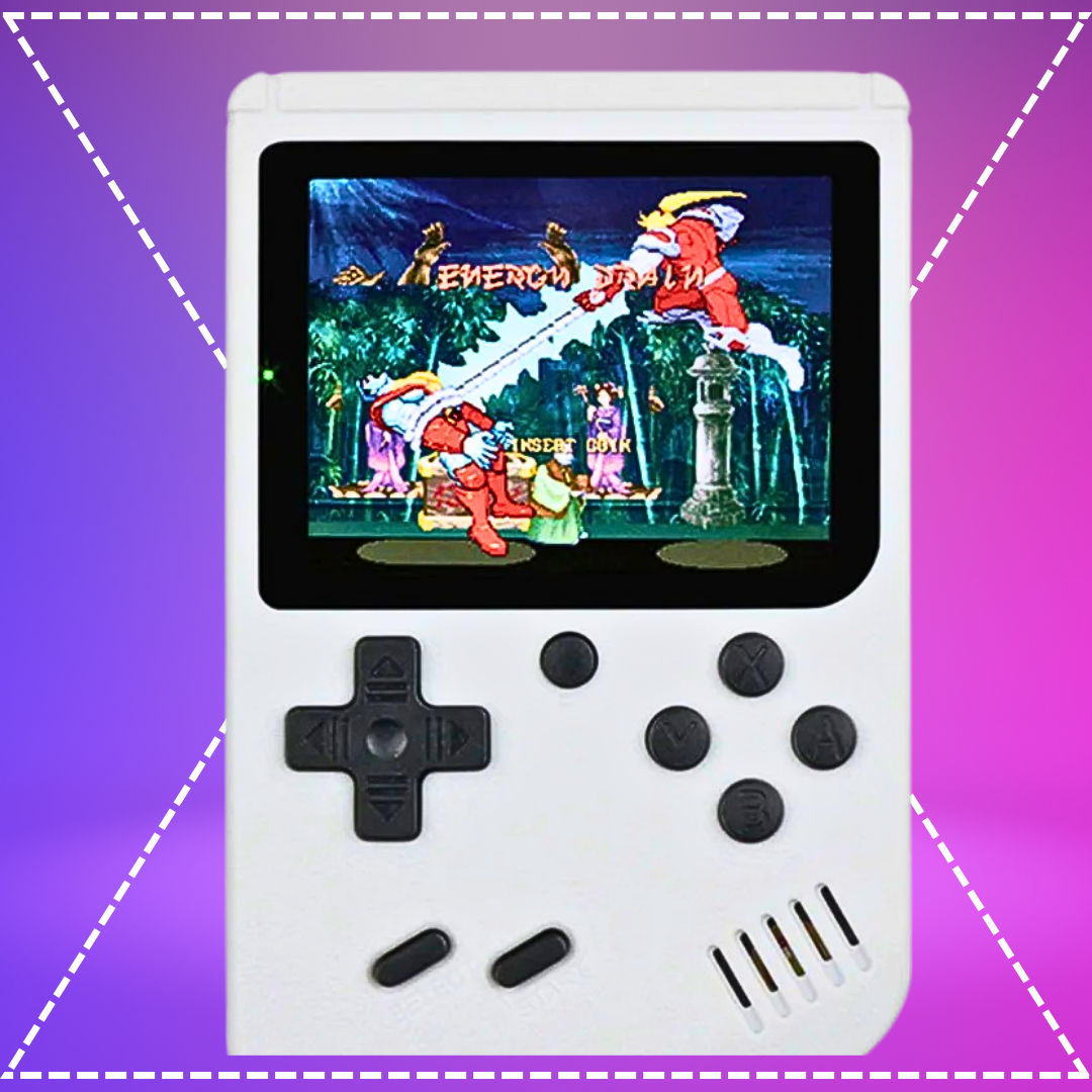 BowLift | Retro Handheld Gaming Console | 400+ Classic Games | Compact & Portable Design | PixelPlay