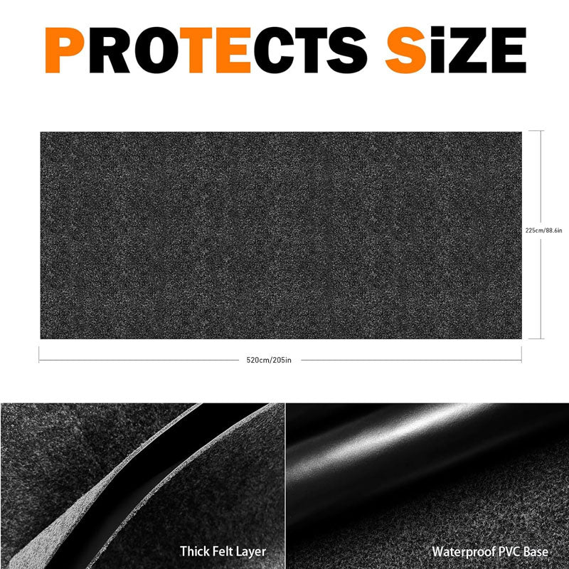 BowLift | 17x 7.4FT Garage Floor Mats ,Garage Carpet And Floor Mats, Garage And Shop Floor And Parking Mats, Oil Proof Mats, Reusable