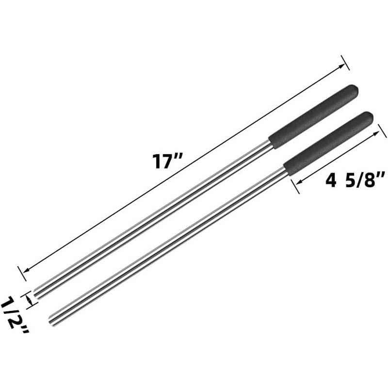 BowLift | Heavy-Duty Garage Door Springs & Wires 0.207” x 2” x 24” (Pair) 18000 Cycles with Gloves for Replacement