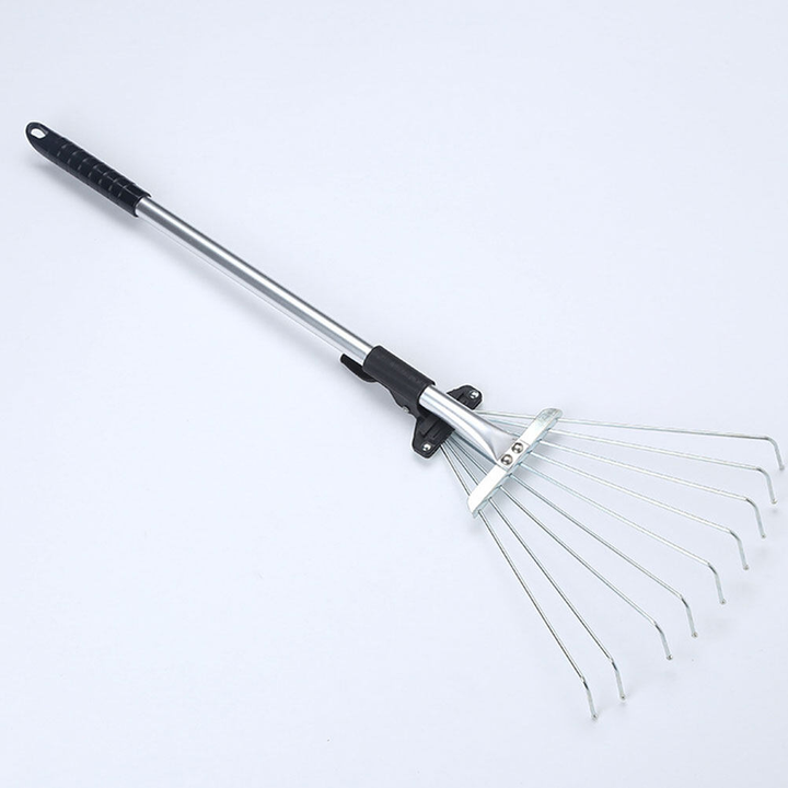 Garden Helper Telescopic Yard Cleaner Leaf Rake | Bowlift
