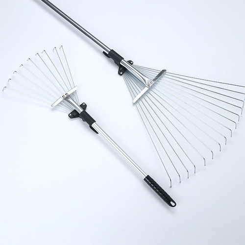 Garden Helper Telescopic Yard Cleaner Leaf Rake | Bowlift