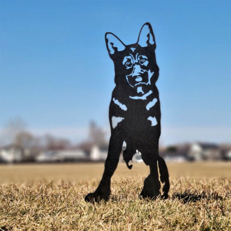 BowLift | Metal Dog Silhouette Garden Decoration