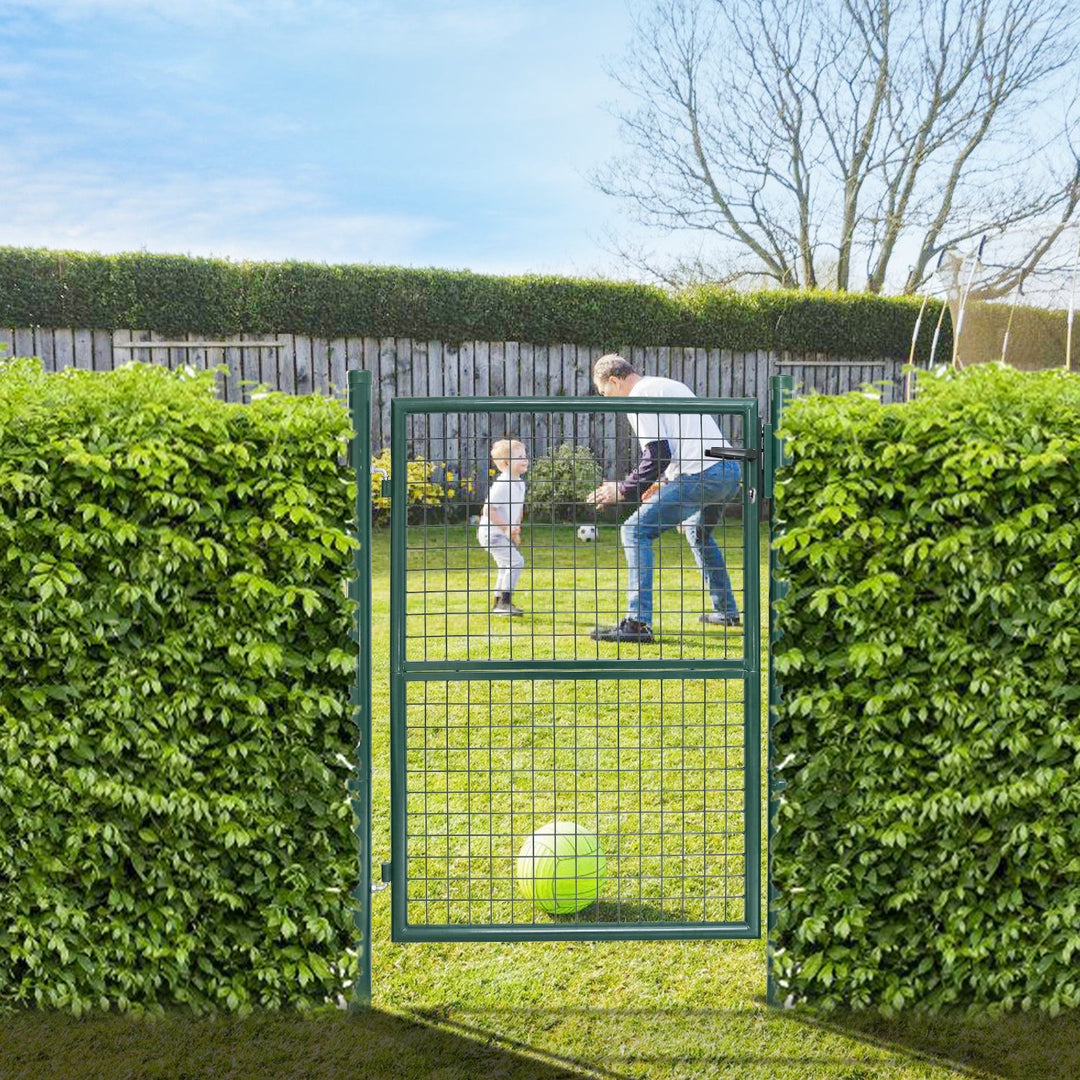 Garden gate Garden door Green Incl. lock | Bowlift