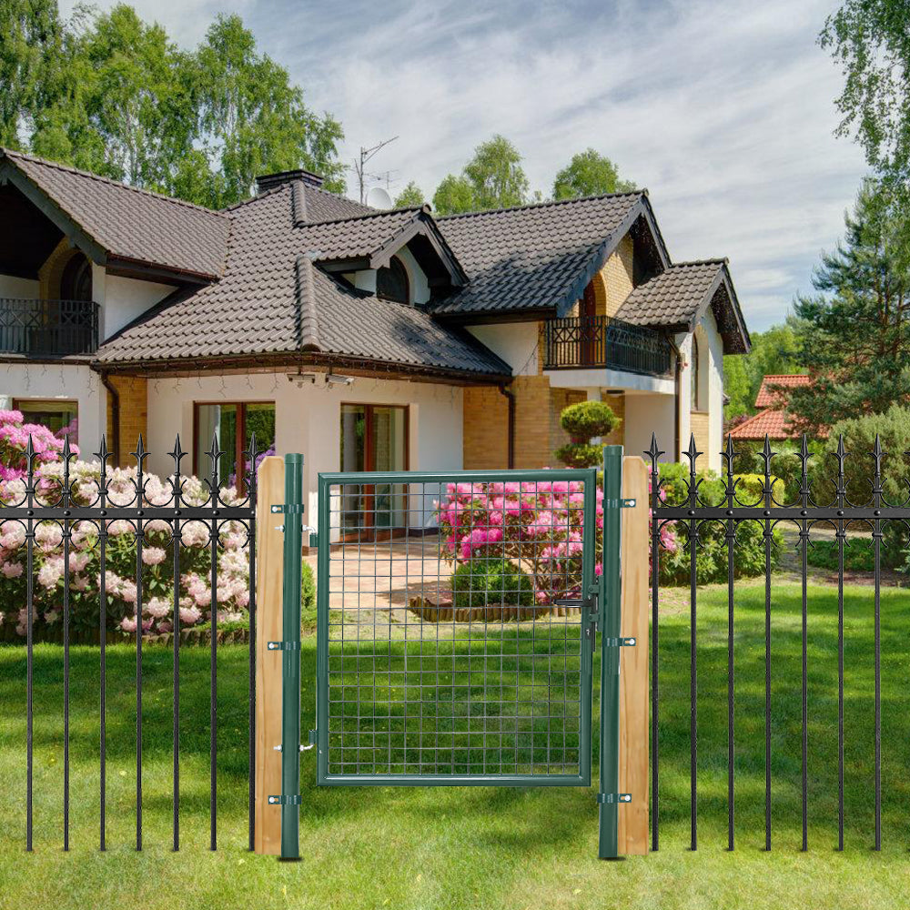 Garden gate Garden door Green Incl. lock | Bowlift