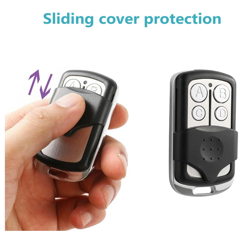 BowLift | 2 Garage Door Opener Remote with key chain included ,Built-in LED transmitting & low battery indicator