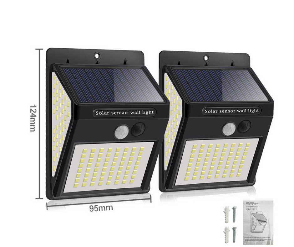 Strong Solar LED Motion Sensor Lamp - Bright Light without Cables | Bowlift