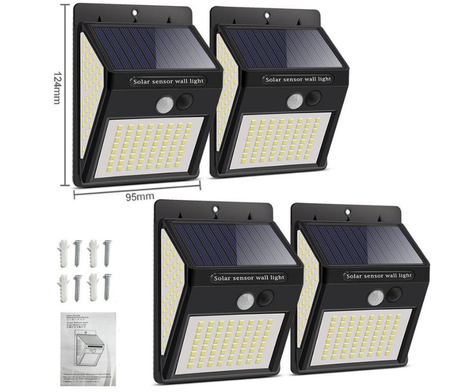 Strong Solar LED Motion Sensor Lamp - Bright Light without Cables | Bowlift