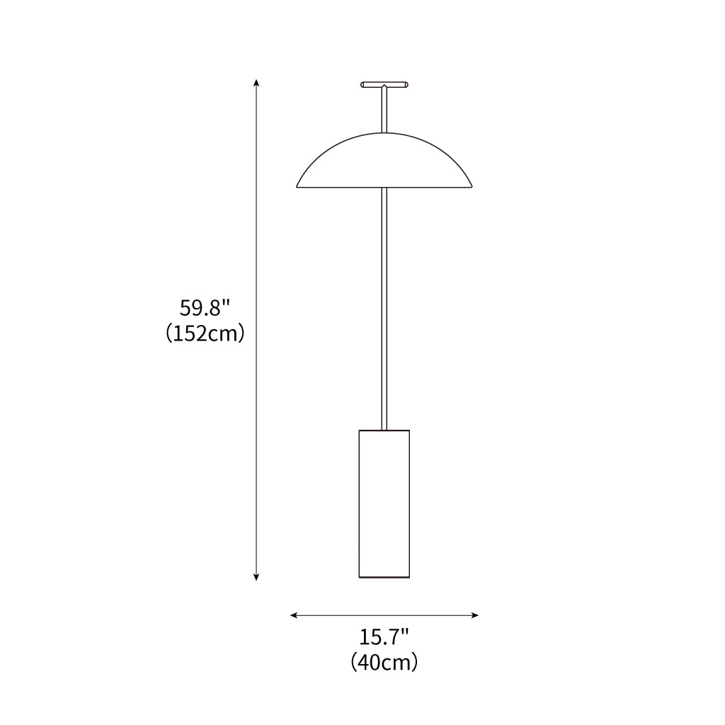 BowLift | No-a Floor Lamp 15.7"