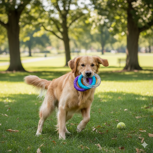 Durable tug toy for dogs Bowlift