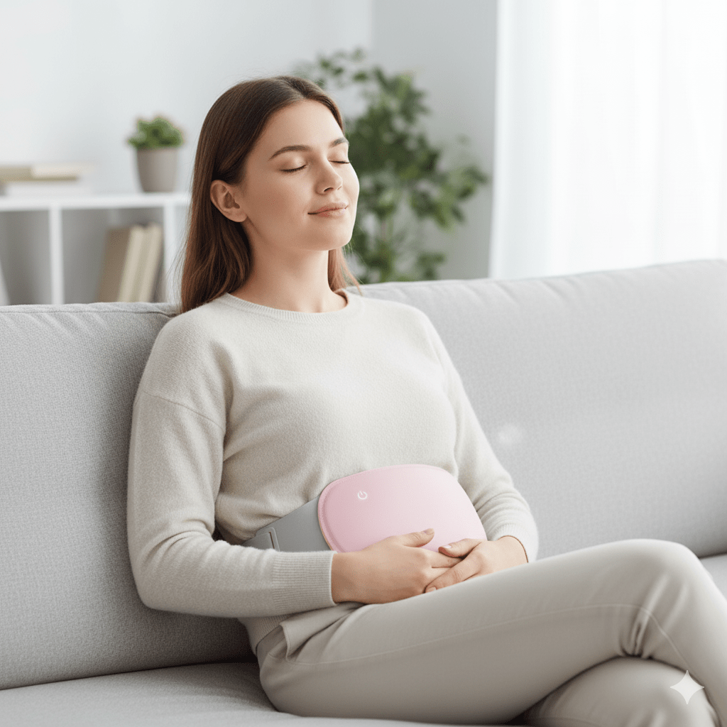 BowLift | Electric abdominal heater with vibration function for pain relief