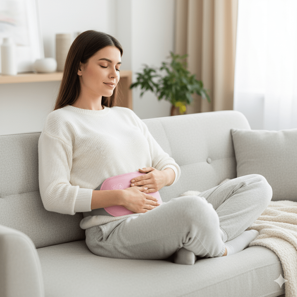 BowLift | Electric abdominal heater with vibration function for pain relief