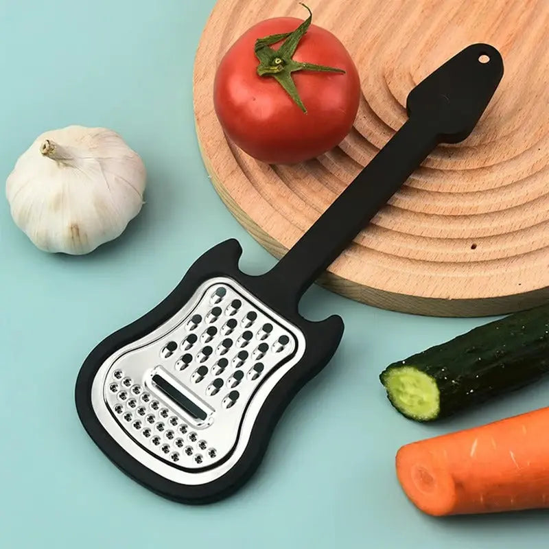 BowLift | Vegetable peeler made of stainless steel – Guitar-shaped peeler for peeling & slicing