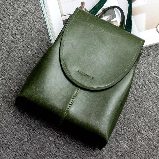 BowLift | LuxeCarry Leather Backpack – Stylish Design with Versatile Storage for Women