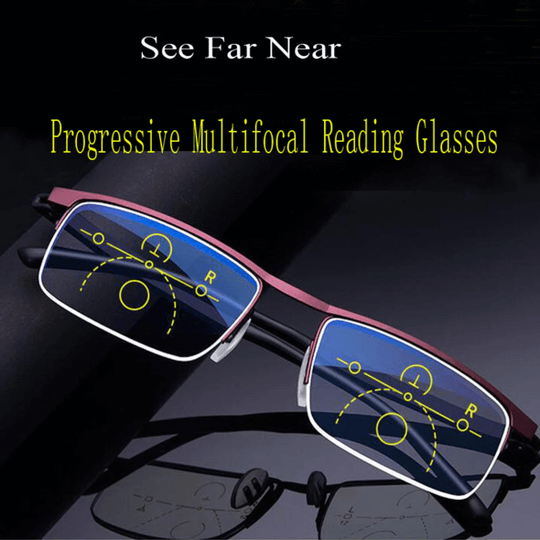 BowLift | Optivista Intelligent Progressive Glasses | Automatic Field of Vision Adjustment & Blue Filter