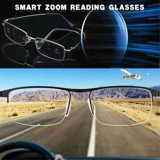 BowLift | Optivista Intelligent Progressive Glasses | Automatic Field of Vision Adjustment & Blue Filter