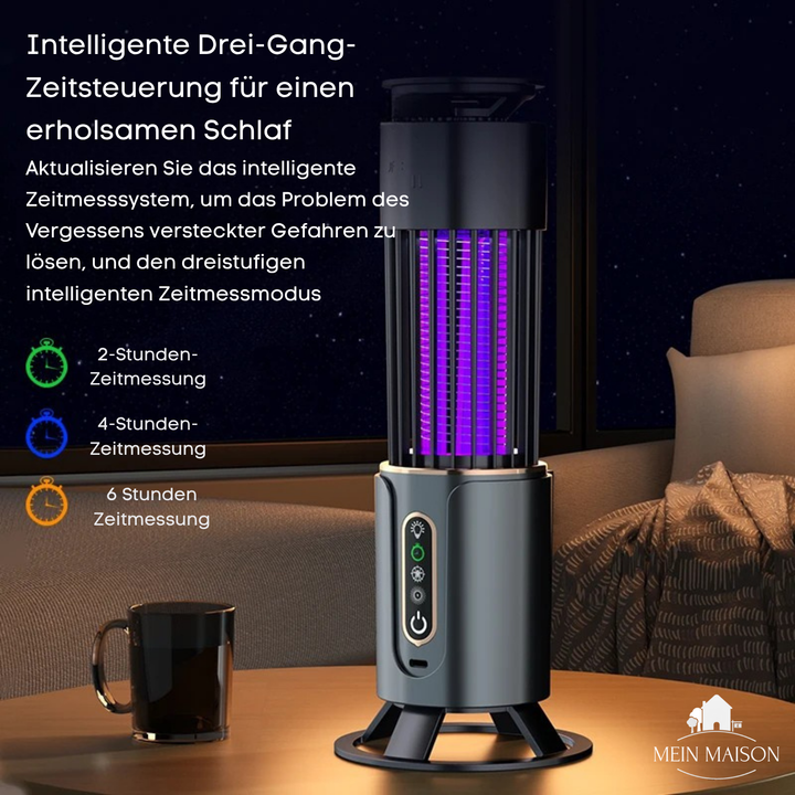 BowLift | Lunavax Electric Mosquito Lamp | USB Rechargeable | Quiet & Chemical-Free | Insect Killer for Indoor & Outdoor