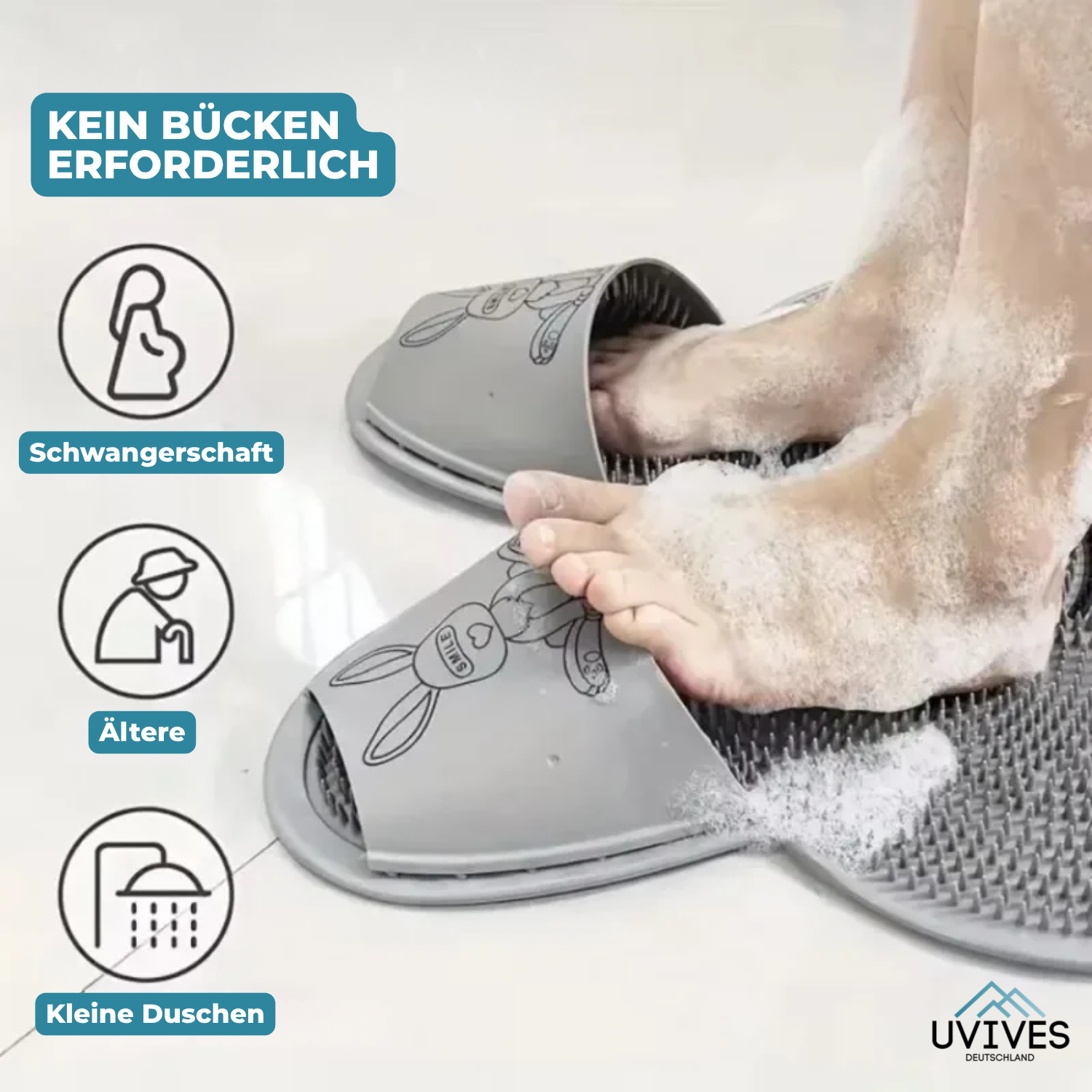 BowLift | FootFluff – Showering becomes foot wellness!