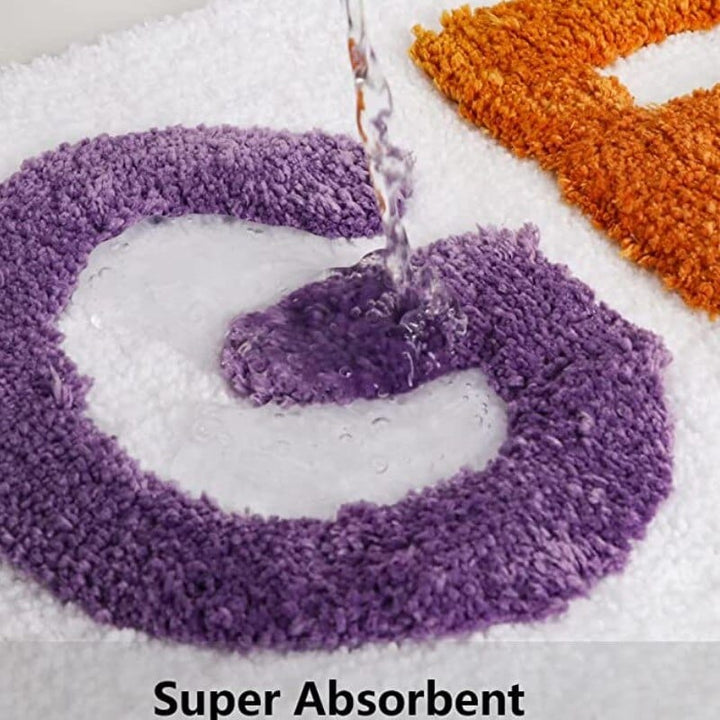 Get Naked Colorful Bath Mat Bowlift