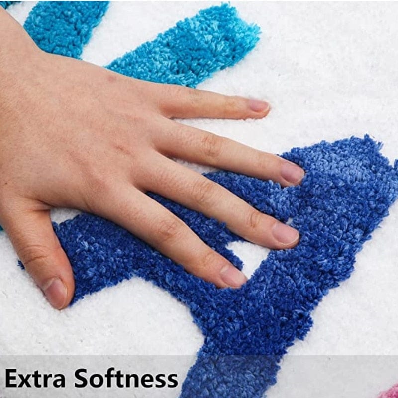 Get Naked Colorful Bath Mat Bowlift