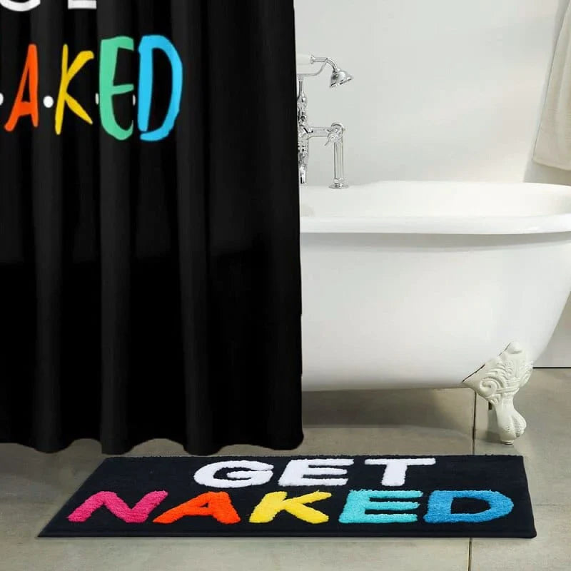 Get Naked Colorful Bath Mat Bowlift