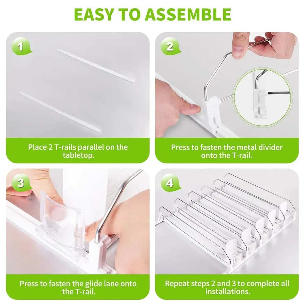 BowLift | Drink Organizer for Refrigerator – Adjustable with Automatic Feed