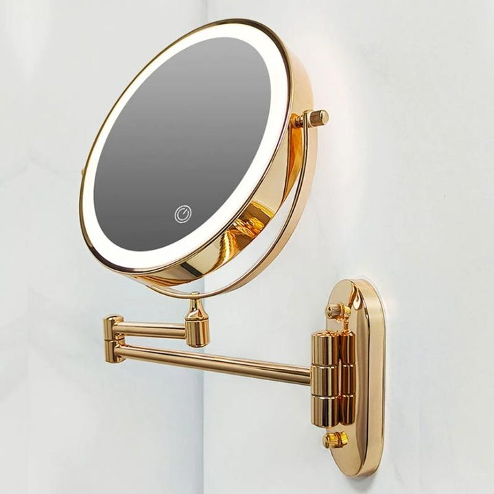BowLift | GlamGlow | Deluxe Make-up Mirror with LED and Magnification