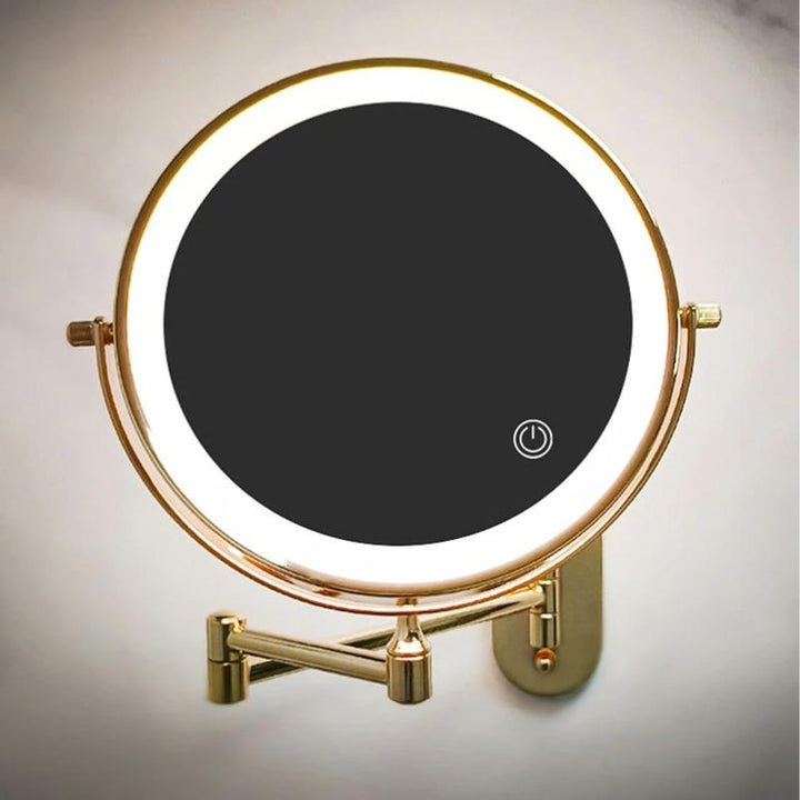 BowLift | GlamGlow | Deluxe Make-up Mirror with LED and Magnification