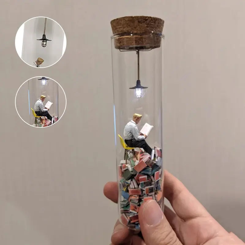 BowLift | Glass-Miniature-Diorama for Book Lovers