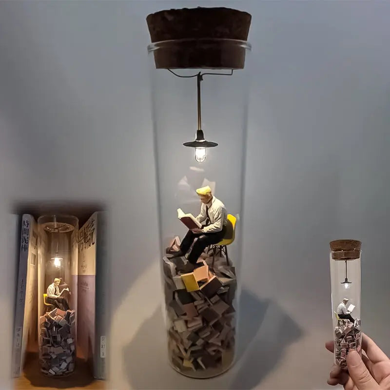 BowLift | Glass-Miniature-Diorama for Book Lovers
