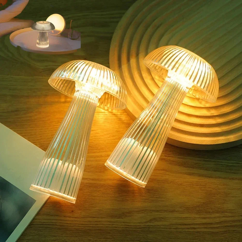 BowLift | Glass Mushroom Lamp