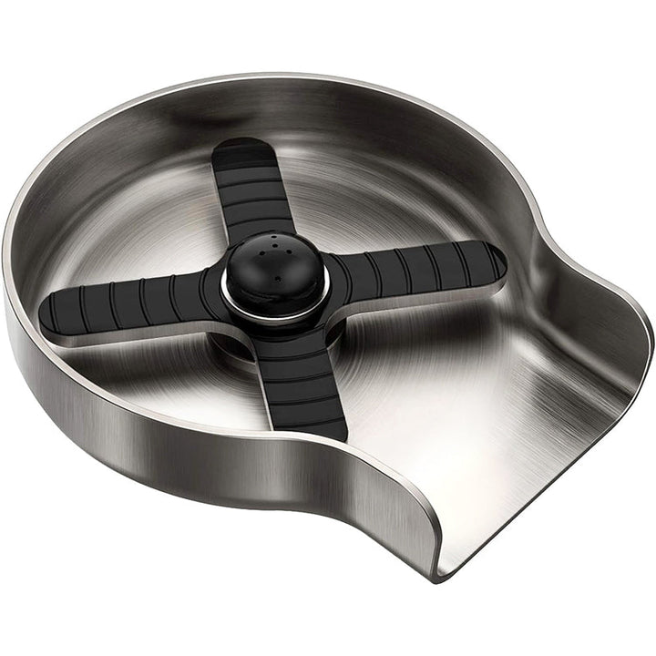 BowLift | Stainless Steel Metal Faucet Glass Rinser for Kitchen Sinks,Bottle Washer,Kitchen Sink Accessories