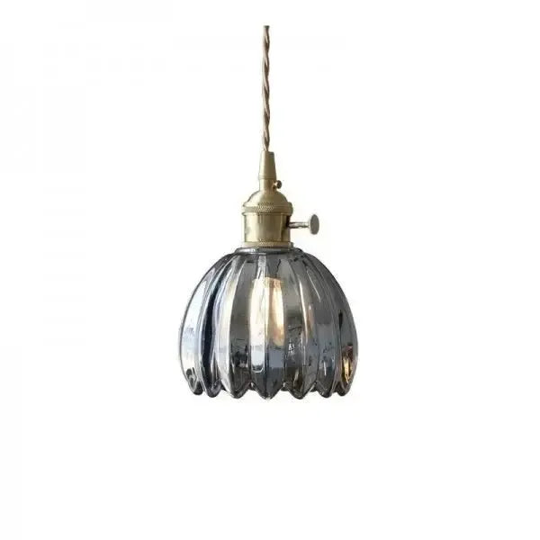 BowLift | Elegant Glass Hanging Lamp in Flower Shape