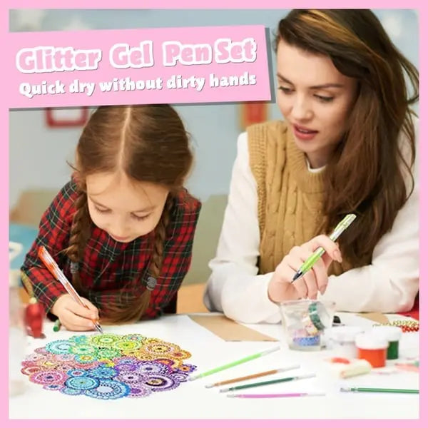 BowLift | Glitter Gel Pen Set – Perfect for Bullet Journals & Creative Designs