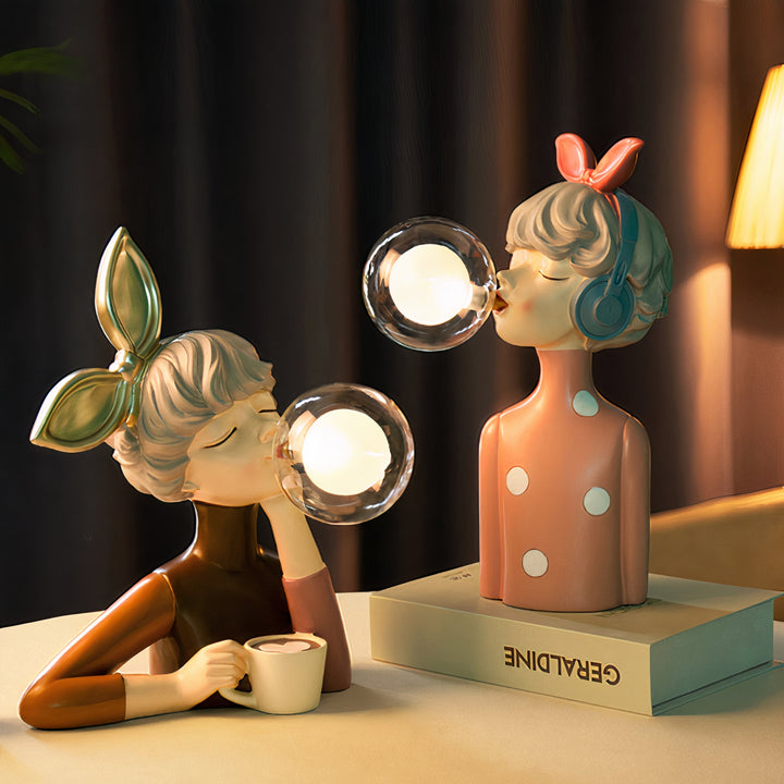BowLift | GlowGum Unique Table Lamp for Cozy Atmosphere