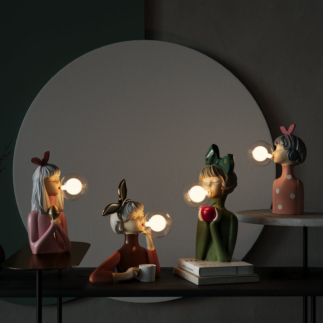 BowLift | GlowGum Unique Table Lamp for Cozy Atmosphere