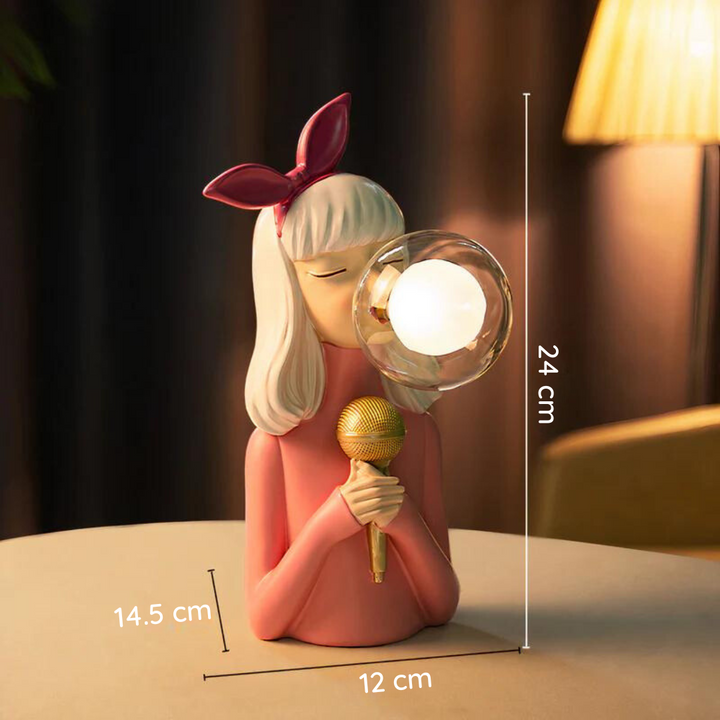 BowLift | GlowGum Unique Table Lamp for Cozy Atmosphere