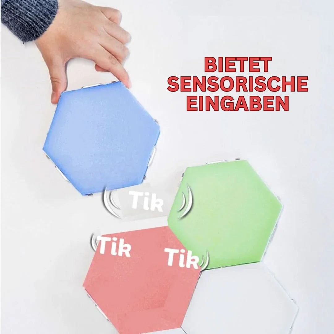 BowLift | Interactive Hexagonal LED Panels with RGB Color Control and Music Synchronization