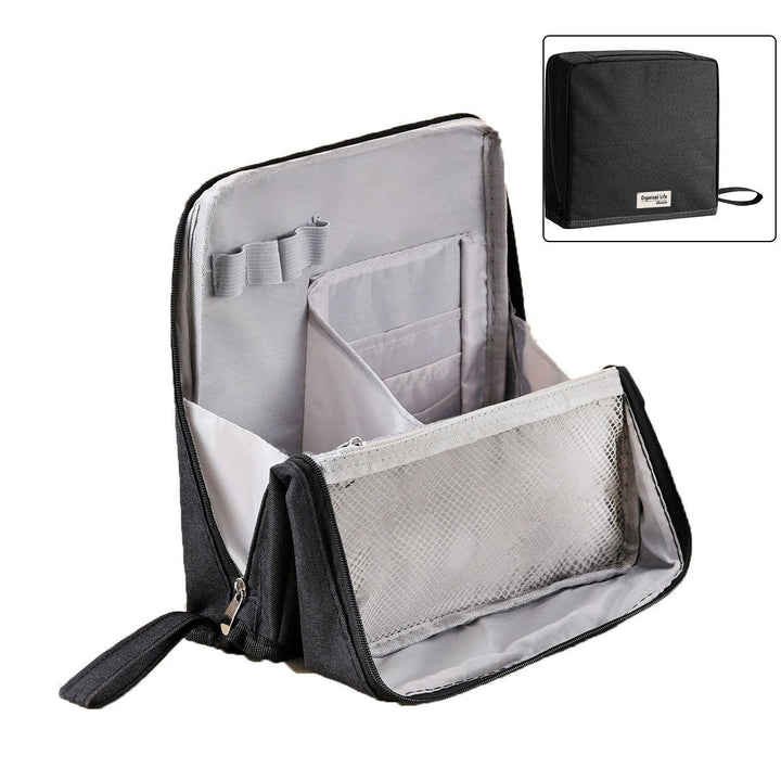 BowLift | Makeup Organizer Bag | Travel Cosmetic Case with Compartments | Waterproof & Structured Design