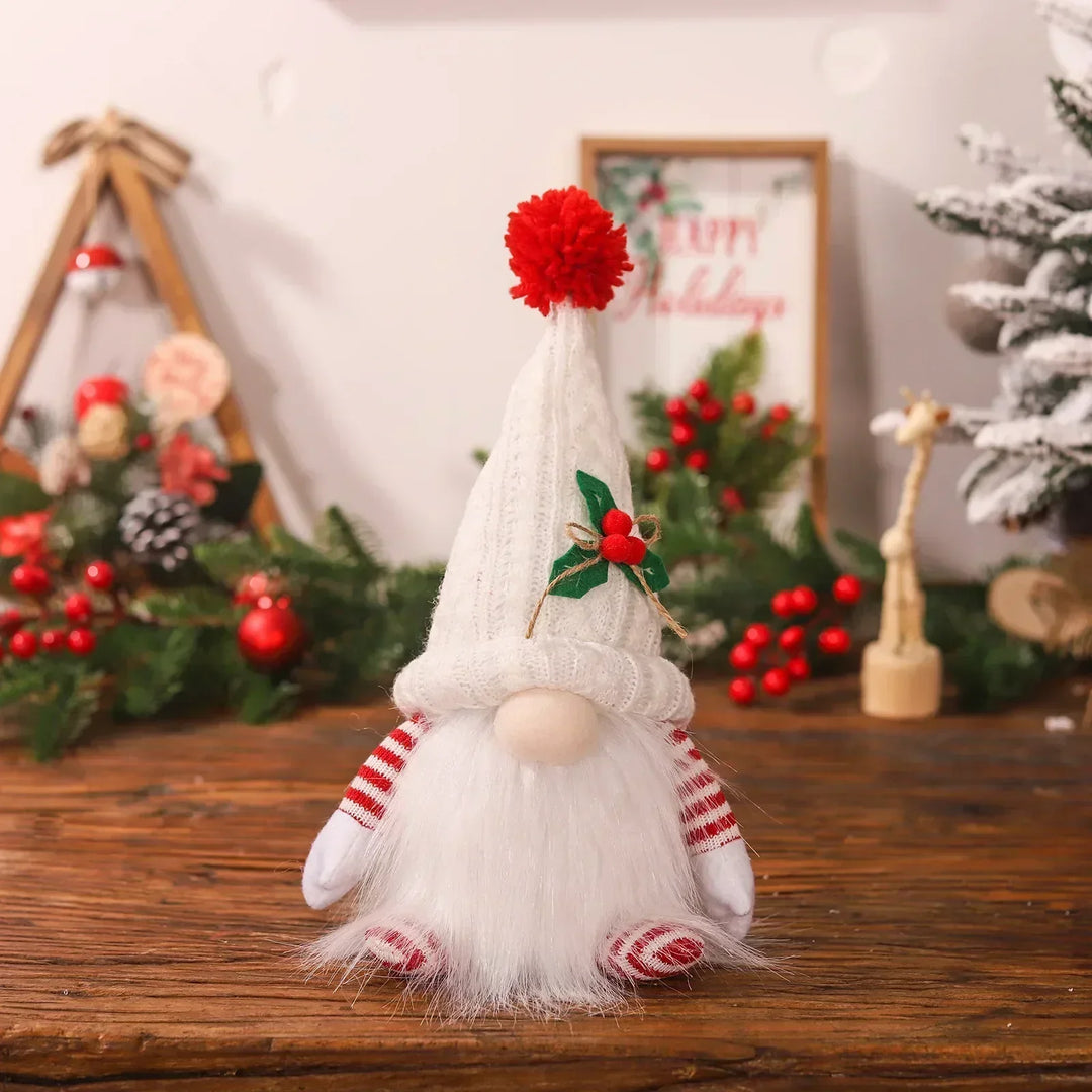 BowLift | Christmas Gnome Decoration | LED Night Light | Warm Glow Holiday Ornament