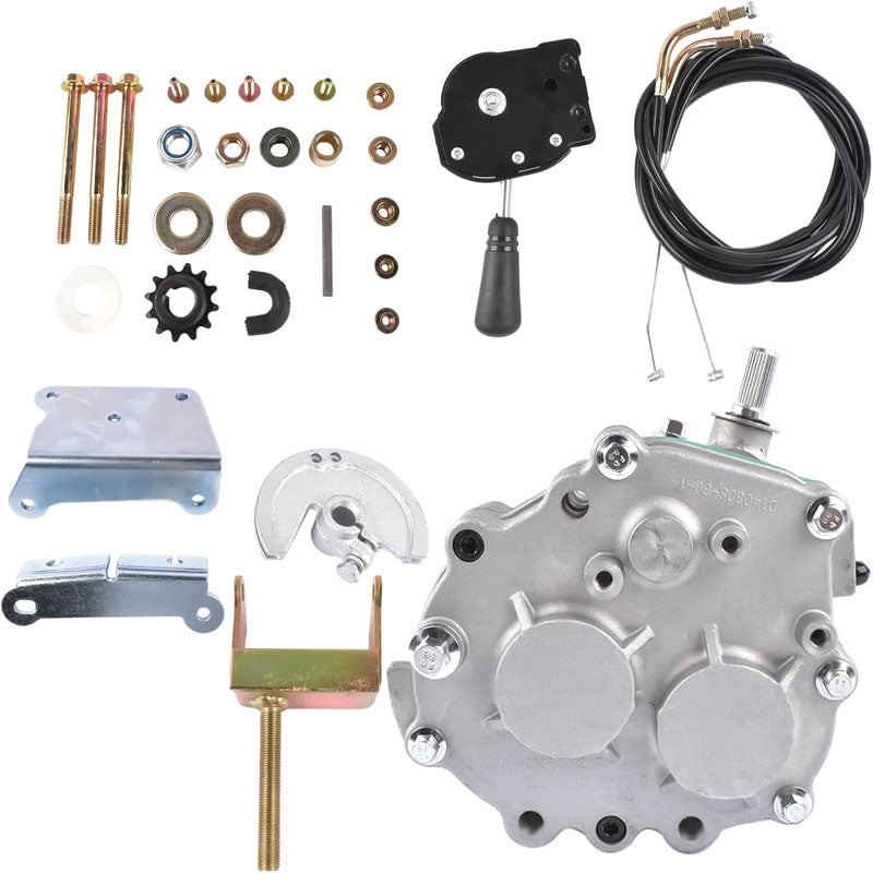 BowLift | Go Kart Gearbox Go Kart Forward Reverse Gear box 40/41 10T or 12T#35 Go Karts for 2HP - 11HP Engine