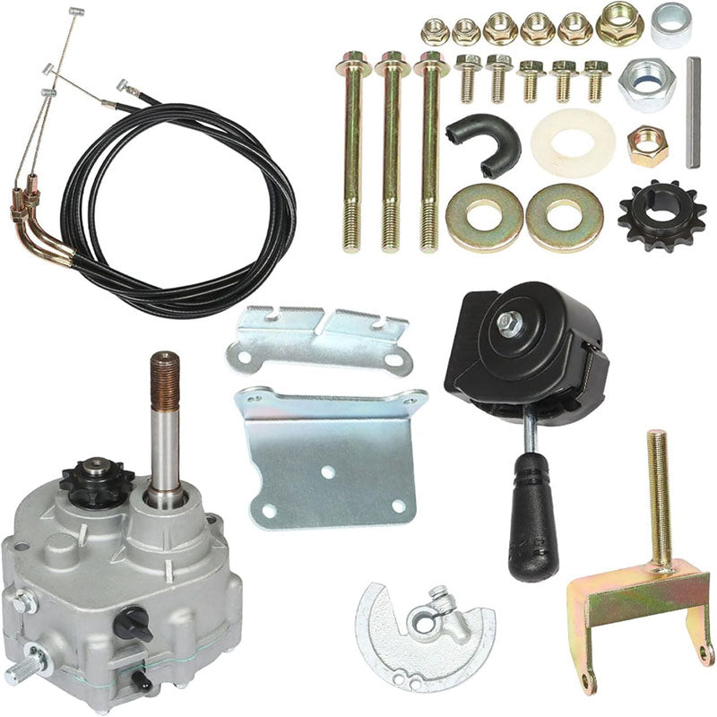 BowLift | Go Kart Forward Reverse Gearbox Kit Replacement for 2HP-13HP Engine 4 Stroke 30 Series Torque Converter 35 Chain Go Karts  Accessories