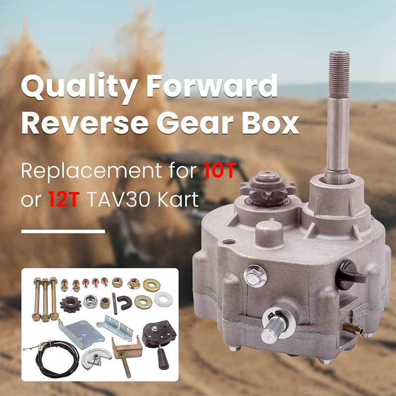 BowLift | Go Kart Forward Reverse Gear box for 2HP - 13HP Engine 4 Stroke Only Works with 30 Series Torque Converter 3 Shift Modes