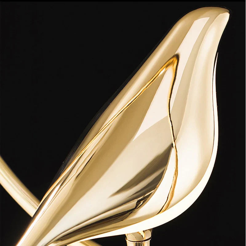 Gold Birds Wall Light