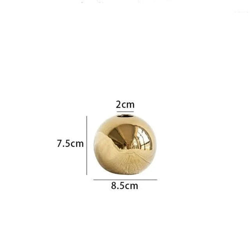 BowLift | Pia - Beautiful gold ceramic vase